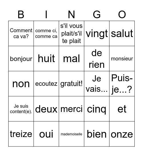 Keyla Yunga Bingo Card