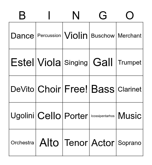 Friendsgiving Bingo! Bingo Card