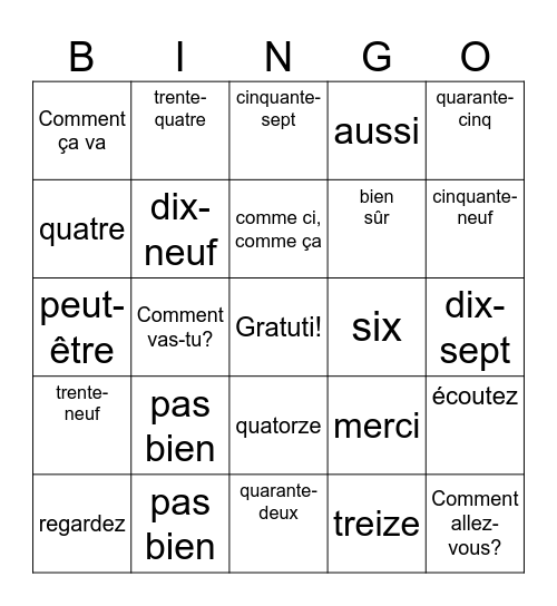 Jaylen Mayes Bingo Card