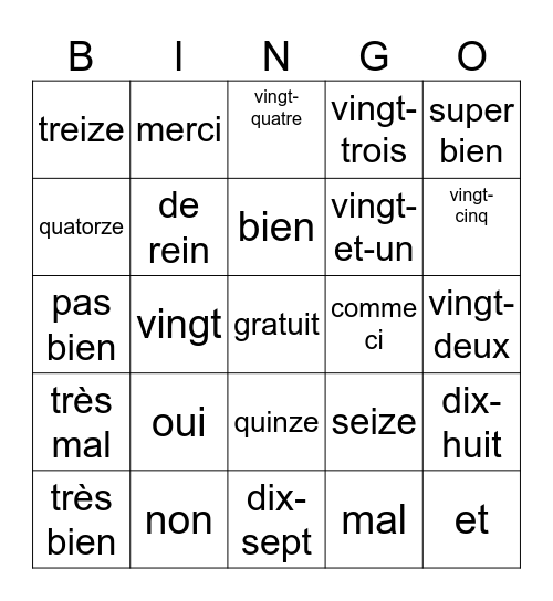 bileichner gerard Bingo Card
