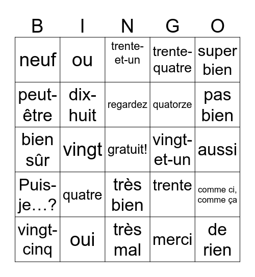 Jason Marki Bingo Card