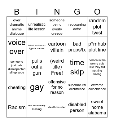 Tomorrow's Teaching Bingo Card
