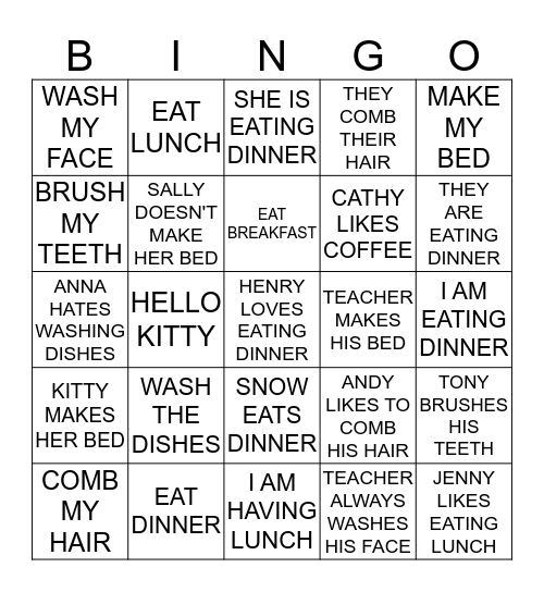 SAAD'S AMAZING BINGO Card