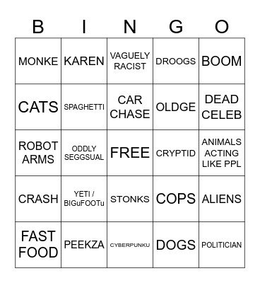 BRAINROT BINGO Card