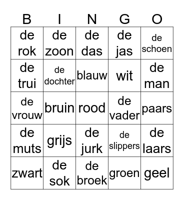 Velp BINGO! Bingo Card