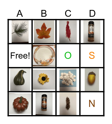FEELS LIKE FALL! Bingo Card