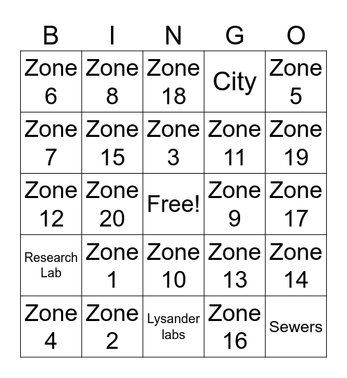 Pokemon legends za shiny bingo Card