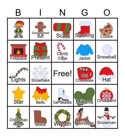 Holiday Bingo! Bingo Card