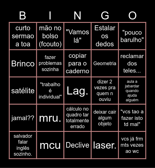 STORA FQ Bingo Card