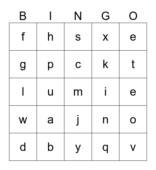 Christmas song bingo Card