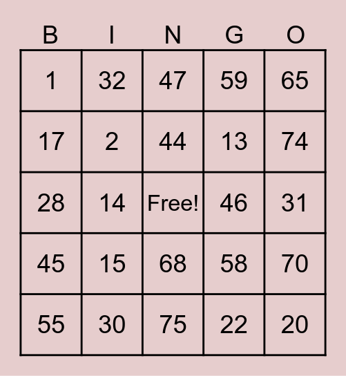 John Leo Pogi Bingo Card