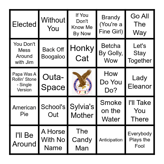 53 Bingo Card