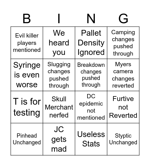 Pretty good... job so far Bingo Card