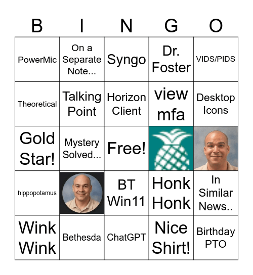Wilghem Bingo Card