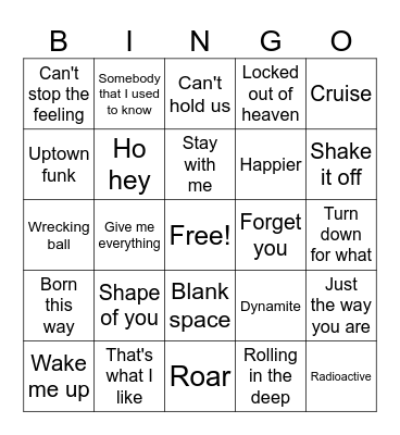 Game 3-12/3/25 Bingo Card