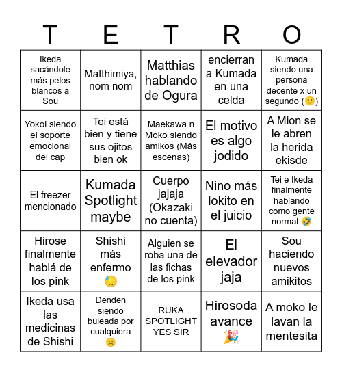 Ch3 w Az | TetroBlue Bingo Card