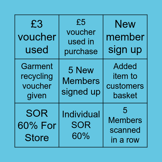 Let It Grow Bingo Card