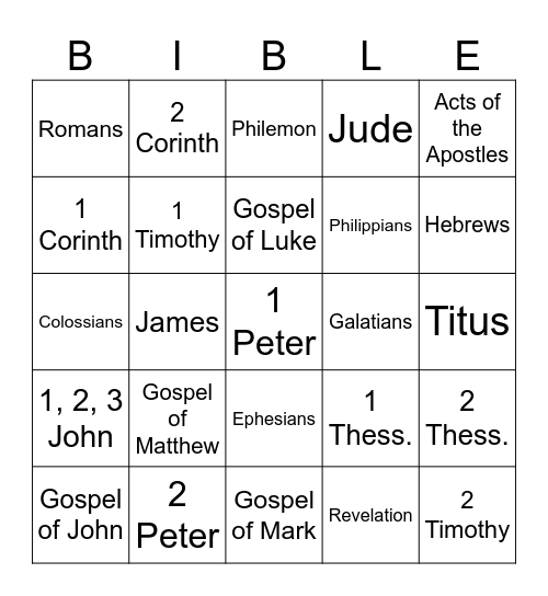 HCC Connection Group Bingo Card