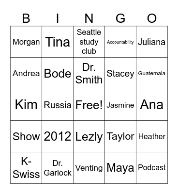 Garlock orthodontics Bingo Card