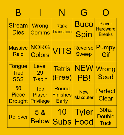 1 Day Nov. 2025 Bingo Card