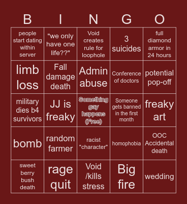 McBingo Card