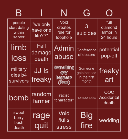 McBingo Card