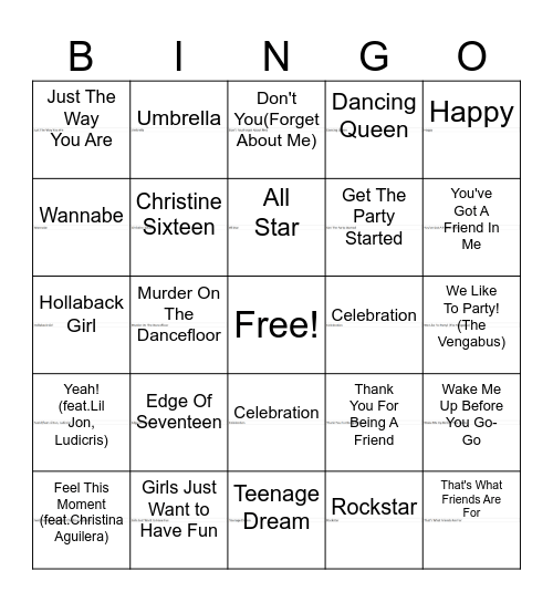 SP20 It's your Birthday-shhhh! Bingo Card