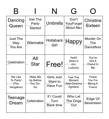 SP20 It's your Birthday-shhhh! Bingo Card