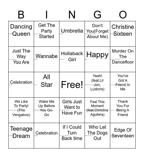 SP20 It's your Birthday-shhhh! Bingo Card