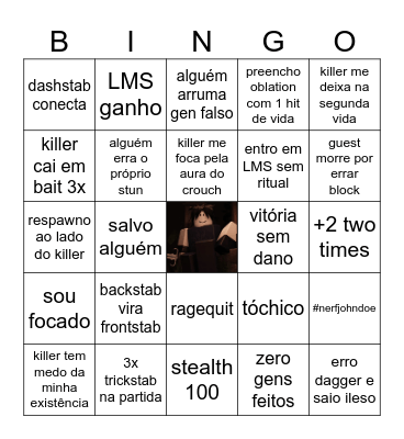 [Forsaken] Two Time Bingo Card