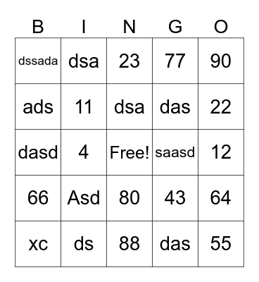 PACU WINTER WESTERN EVENT Bingo Card