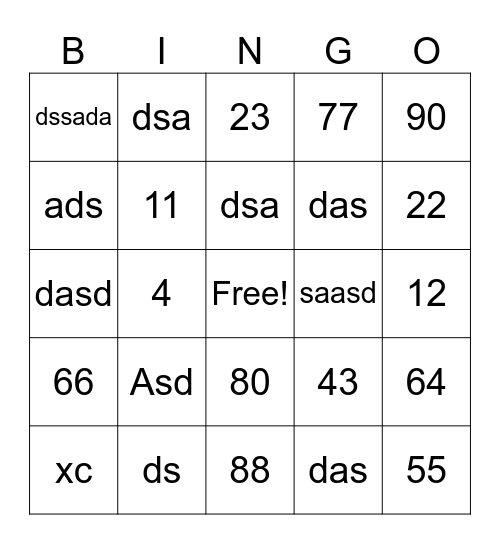 PACU WINTER WESTERN EVENT Bingo Card