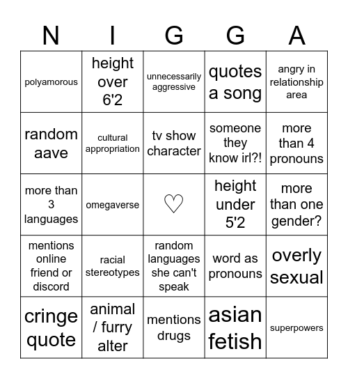 aydin alter bingo Card