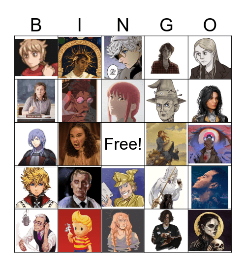 Faves Bingo Card