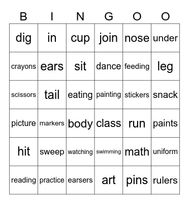 Review 7 8 9 Bingo Card