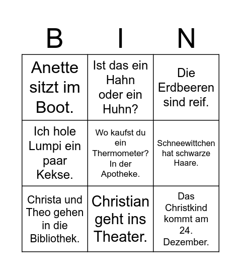 MZDB S.18-19 Bingo Card