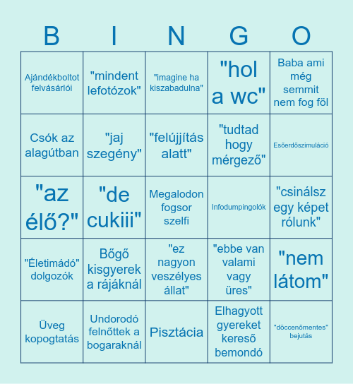Tropicarium Bingo Card