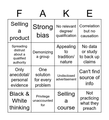 Bullshit Bingo Card