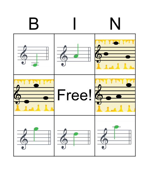 BINGO DE LOS COLORES Bingo Card