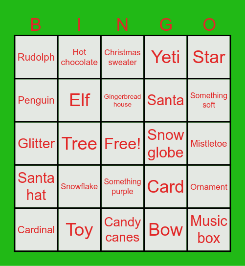 🎄Christmas🎄 Bingo Card