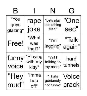 Lep Bingo Card