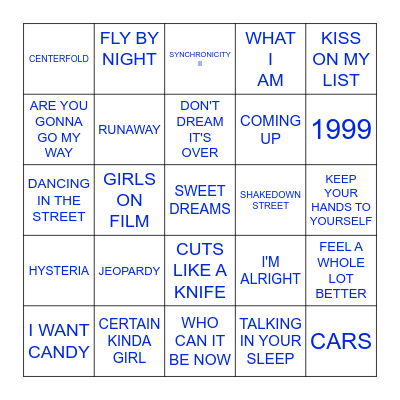 MOOSE 11-25 G2 Bingo Card