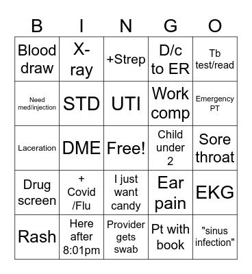 BICC 11/23/2025 Bingo Card