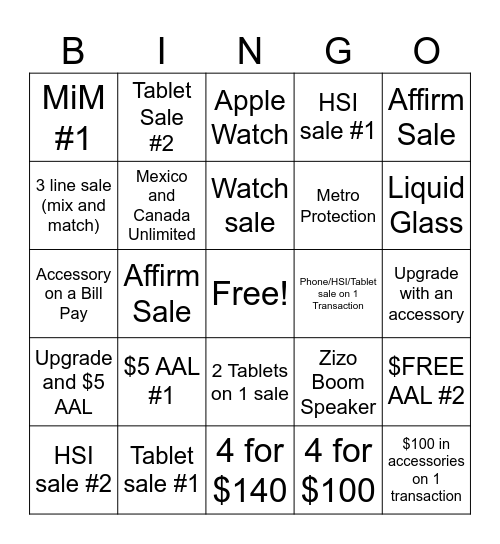 Central Alabama Bingo- Thanksgiving! Bingo Card