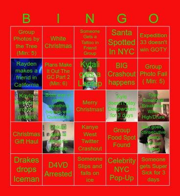 December Bingo Board ⛄️ Bingo Card