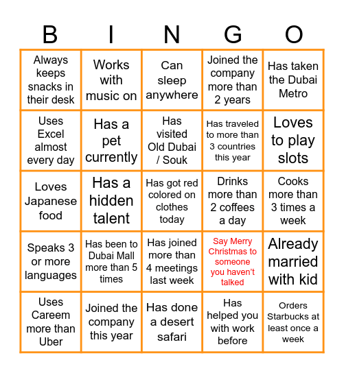 🧩 Human Bingo Card 🧩 Bingo Card