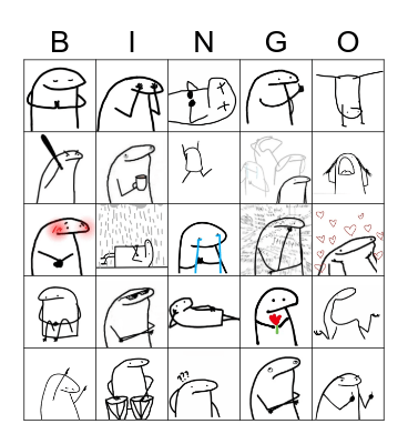 Choose Your Mood of the Day Bingo Card