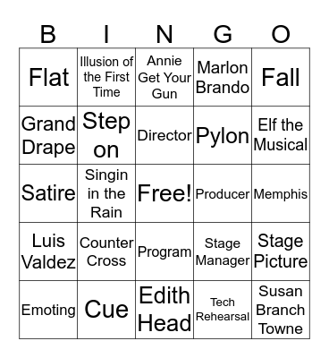 3rd 6-Weeks Test Review Bingo Card