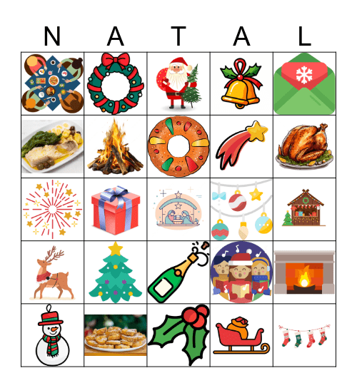 Natal Bingo Card