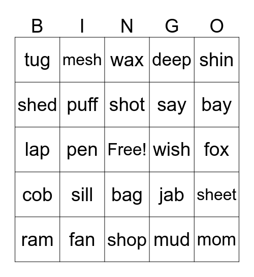 Level 12 Sonday Bingo Card